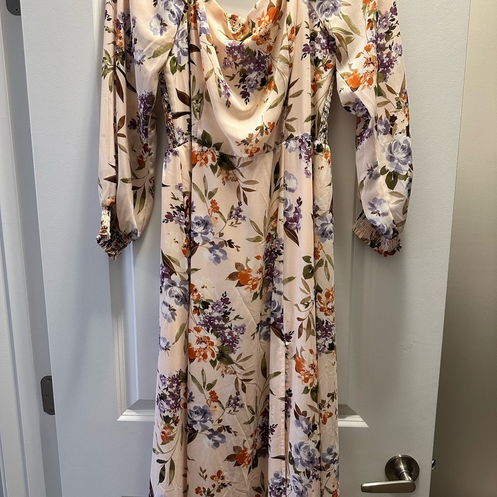 Floral Long Sleeve Dress